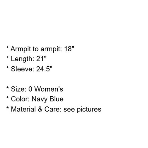 Gap Jacket Womens 0 Navy Blue Academy Blazer Woven Lined Academia Career - Picture 4 of 16